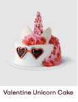 BR Valentine's unicorn ice cream cake. 